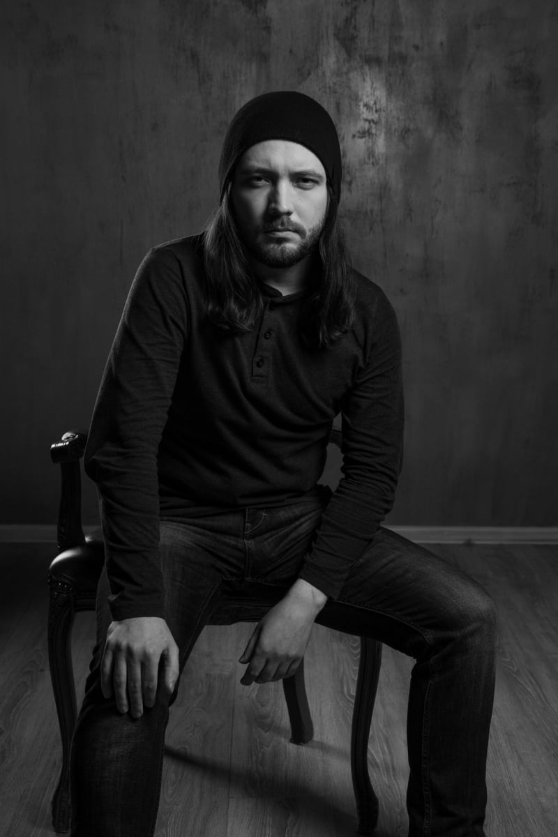 Man stylish black & white photo BWP07