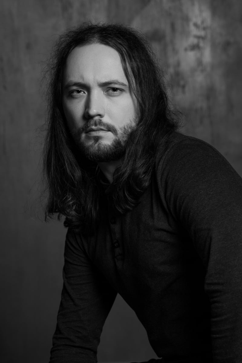 Man stylish black & white photo BWP12