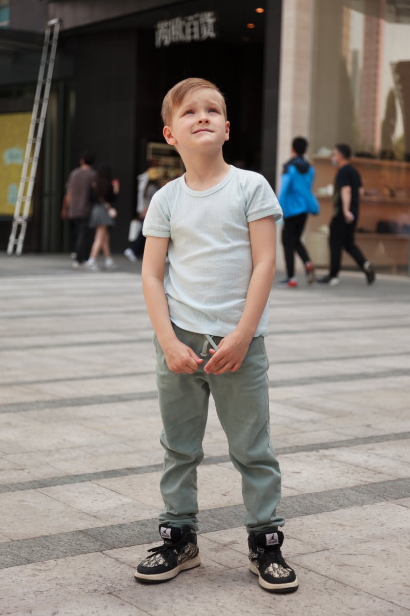 Kids model test photography in Shanghai