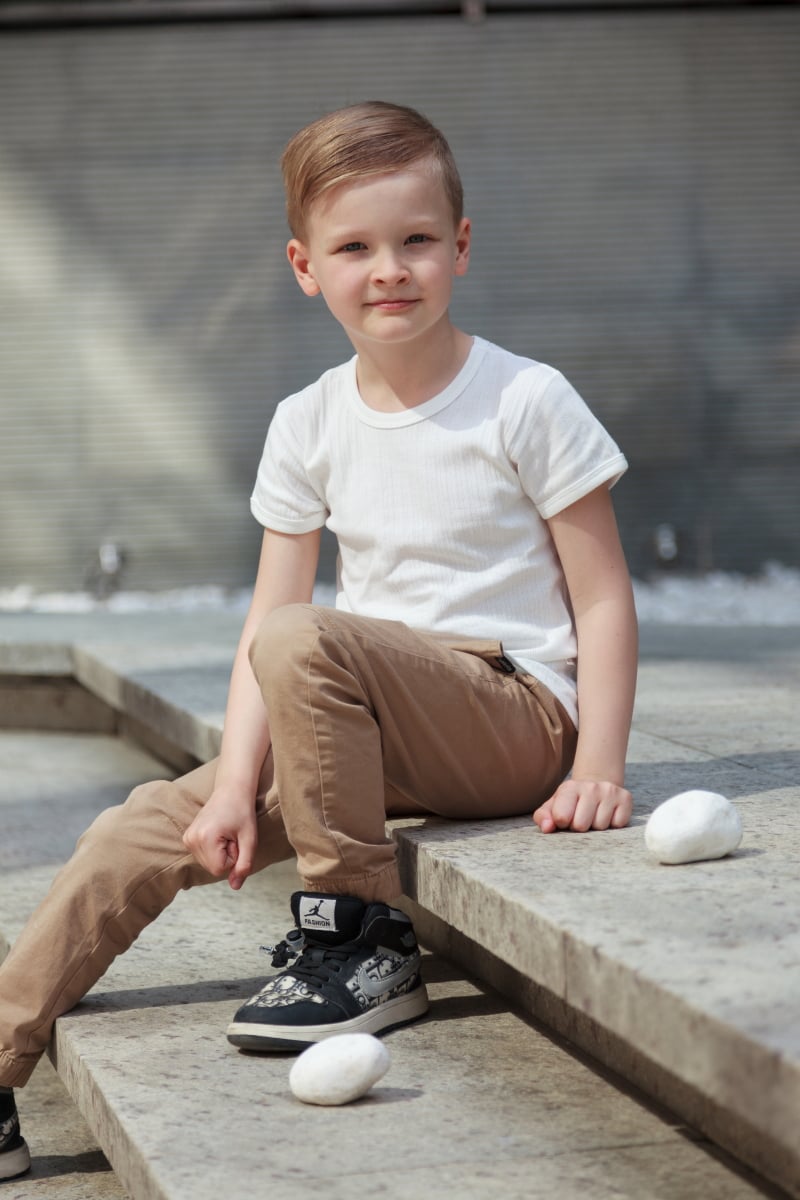 Kids model test photography in Shanghai NST27